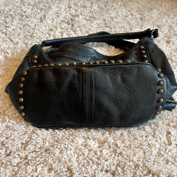 Wanderers Travel Co Amalfi Studded Purse black leather - Picture 6 of 10